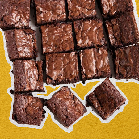 An image of vegan chocolate brownies