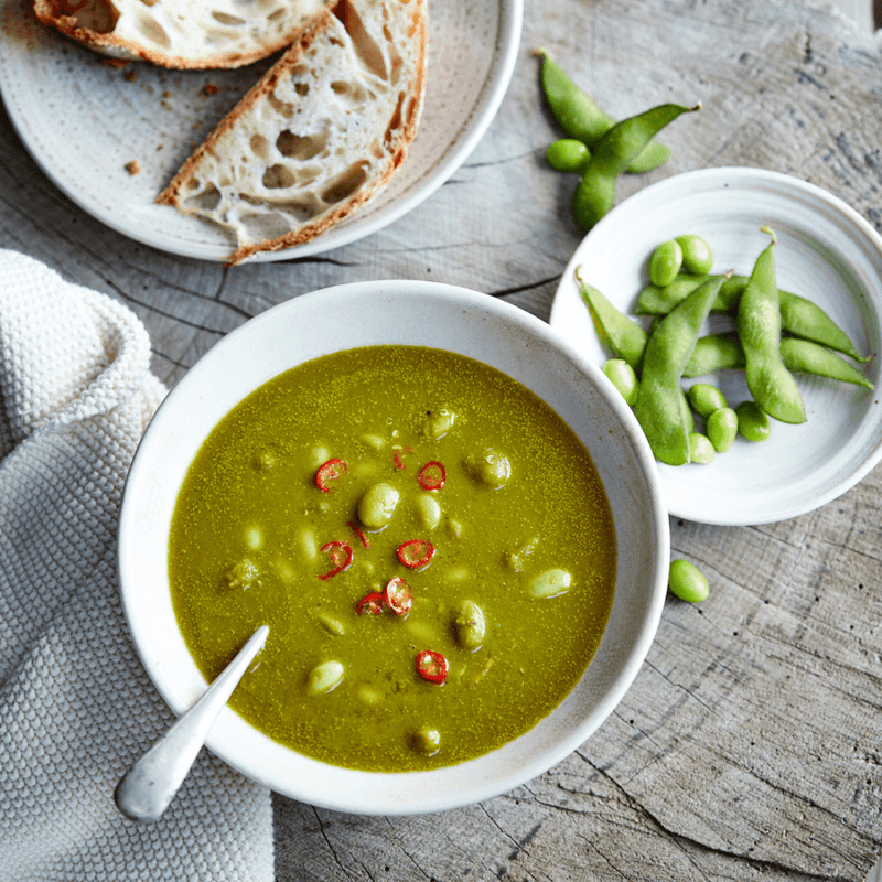Bowl of Soulful Food Thai Green Curry Soup