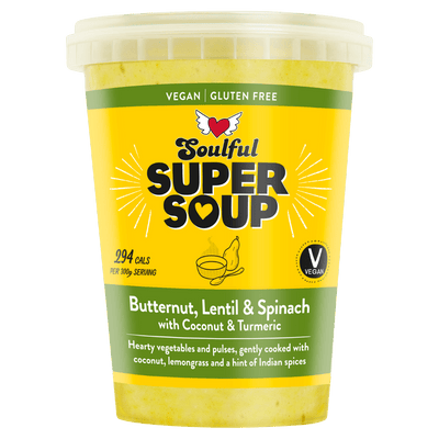 Soulful Butternut and Lentil Soup Packaging