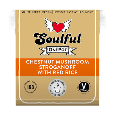 Pack of Soulful Food Mushroom Stroganoff Peanut OnePot