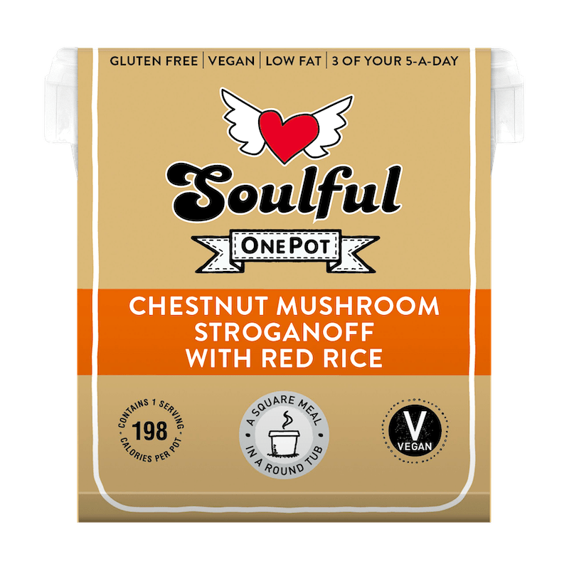 Pack of Soulful Food Mushroom Stroganoff Peanut OnePot